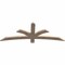 Ekena Millwork Davenport Smooth Timber Gable Bracket, Douglas Fir, 60"W x 22"H x 1 1/2"D x 3 1/2"F, 9/12 Pitch GBW060X22X0204DAV00SDF - alternate 4
